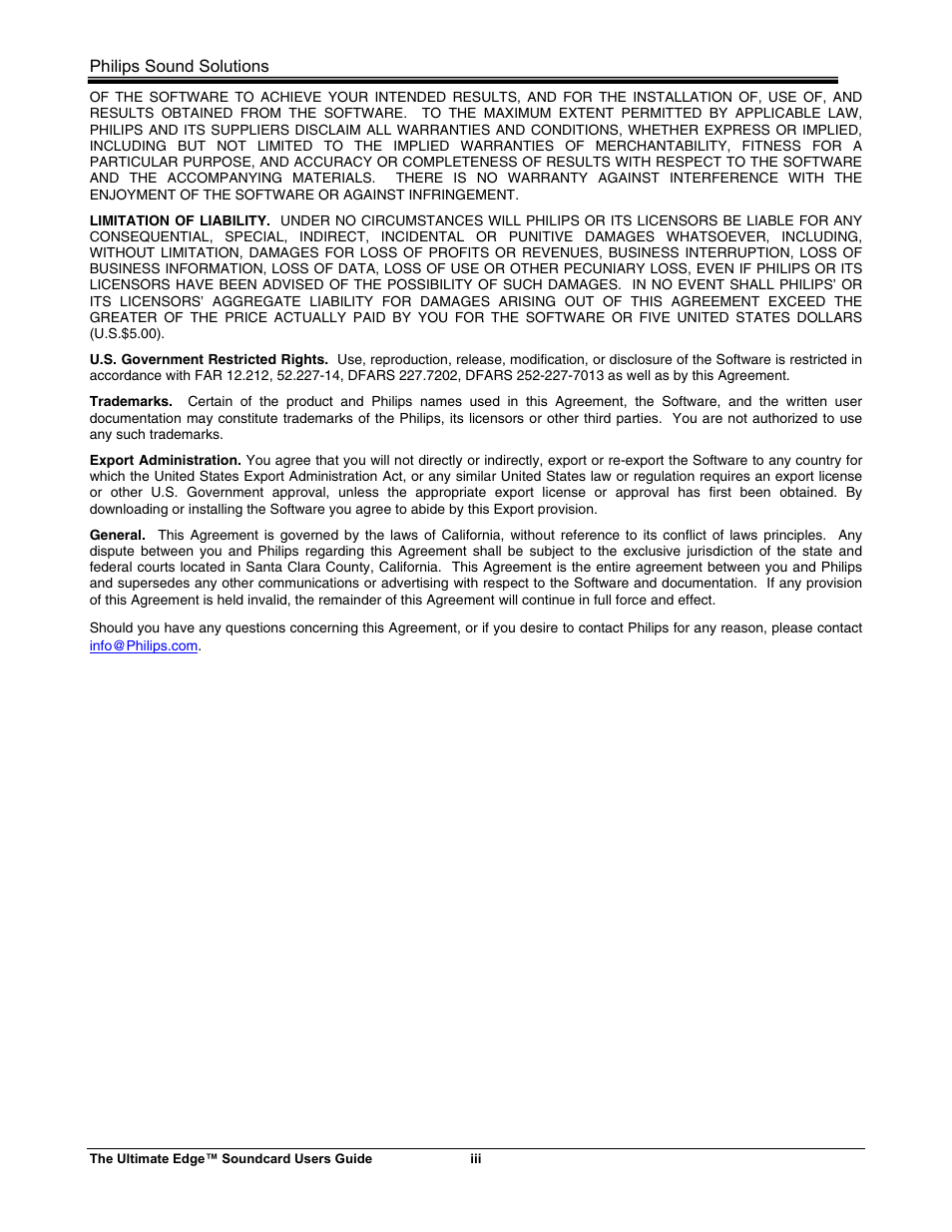 Philips ULTIMATE EDGE 5.1 User Manual | Page 3 / 40