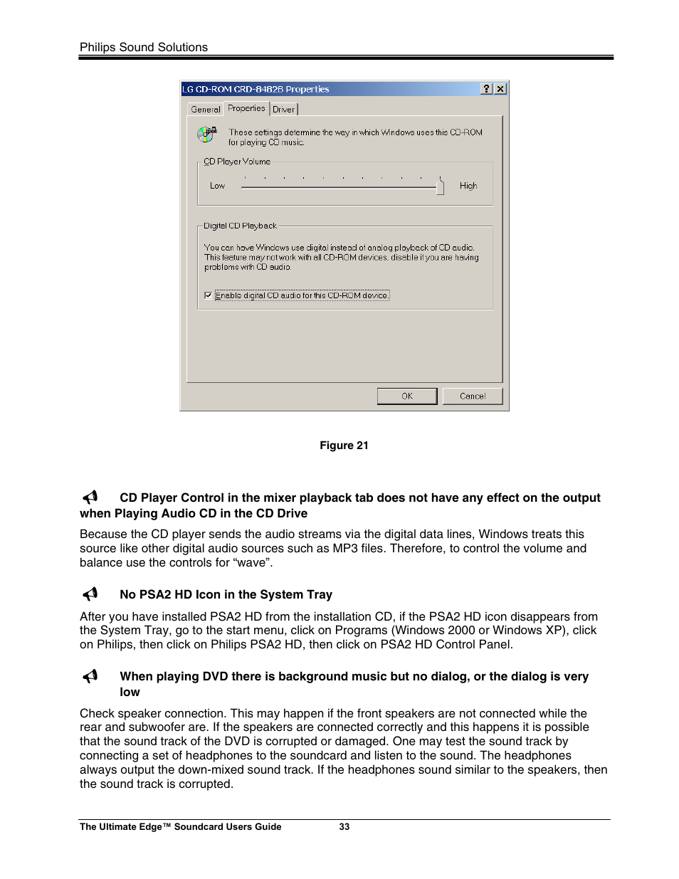 Philips ULTIMATE EDGE 5.1 User Manual | Page 39 / 40