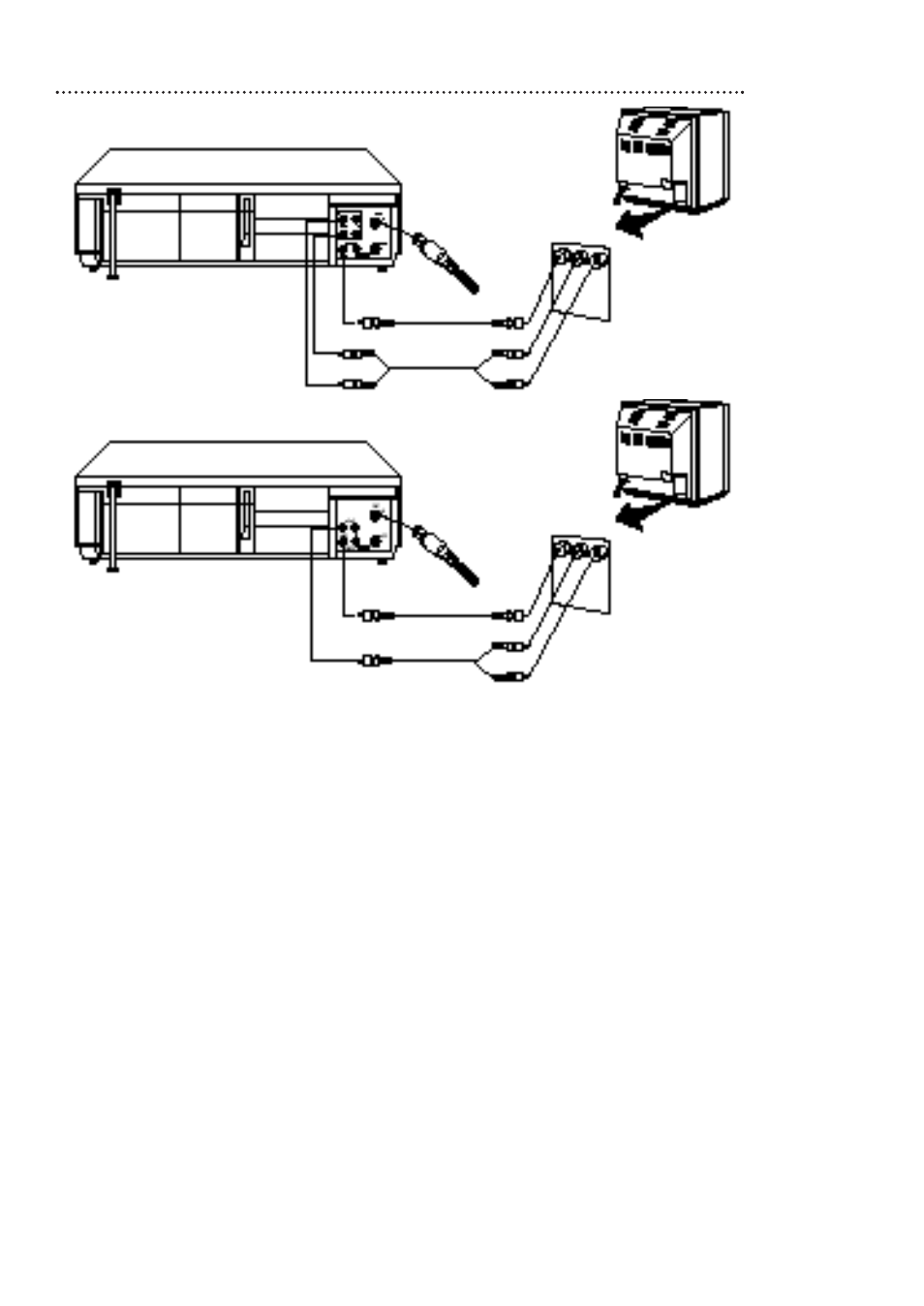 10 hookups with a stereo tv | Philips VCA431AT User Manual | Page 10 / 60