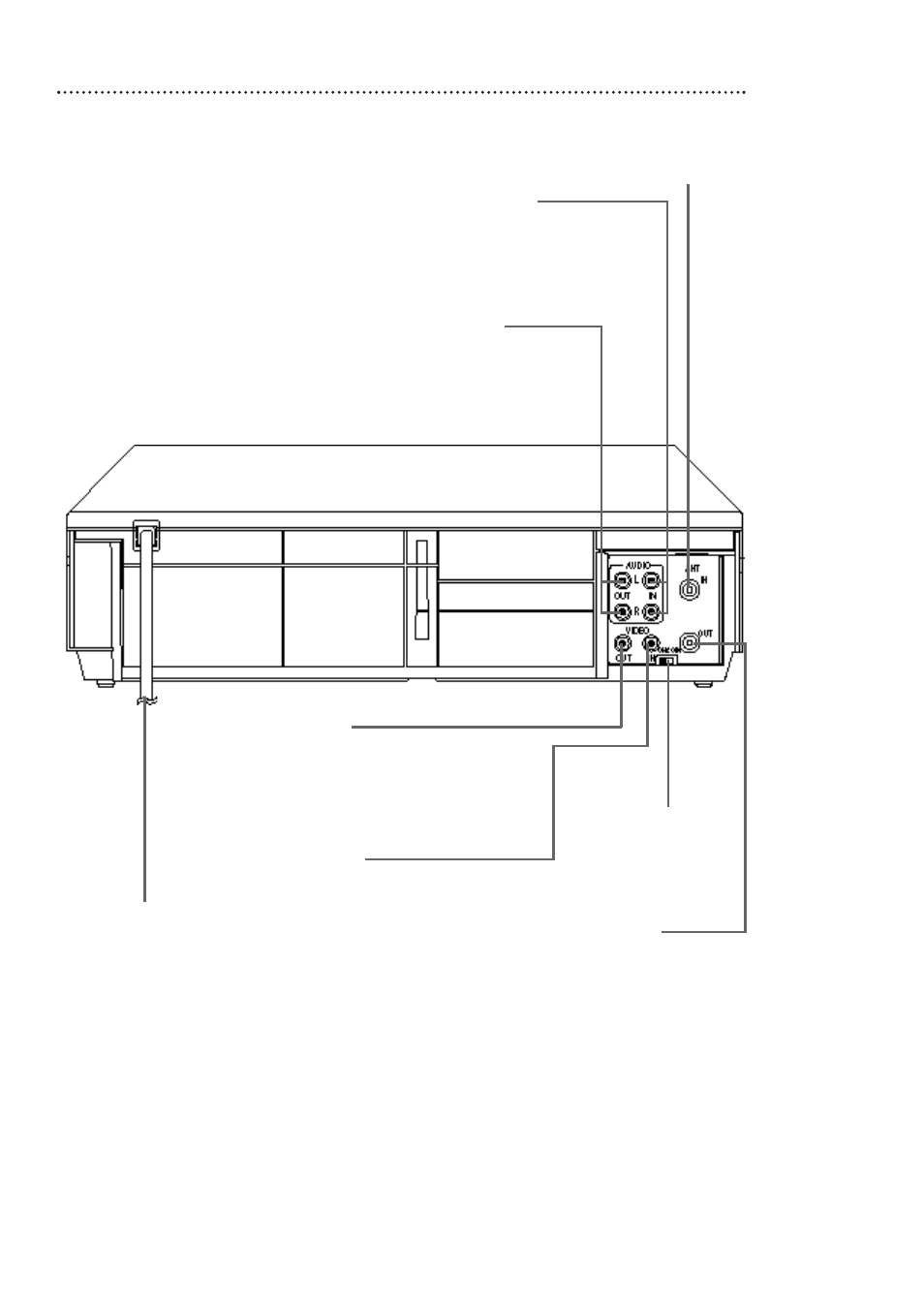 Rear panel 29 | Philips VCA431AT User Manual | Page 29 / 60