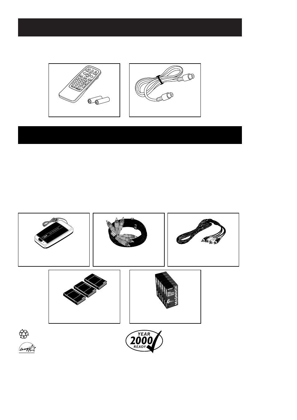 Upplied, Ccessories, Ptional | Philips VCA431AT User Manual | Page 60 / 60