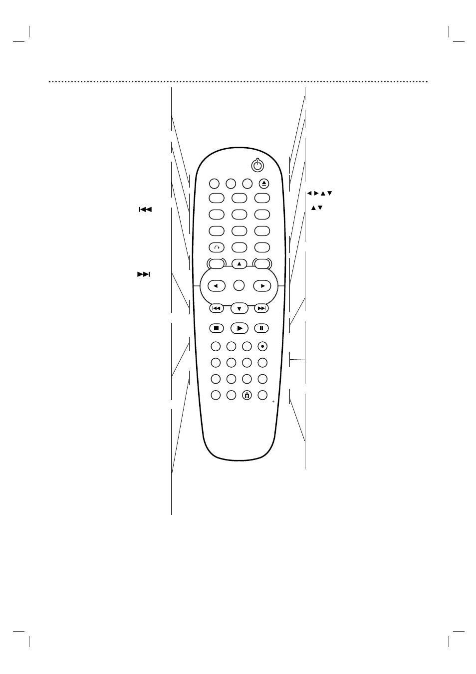 Remote control | Philips 3834RV0038L User Manual | Page 8 / 41