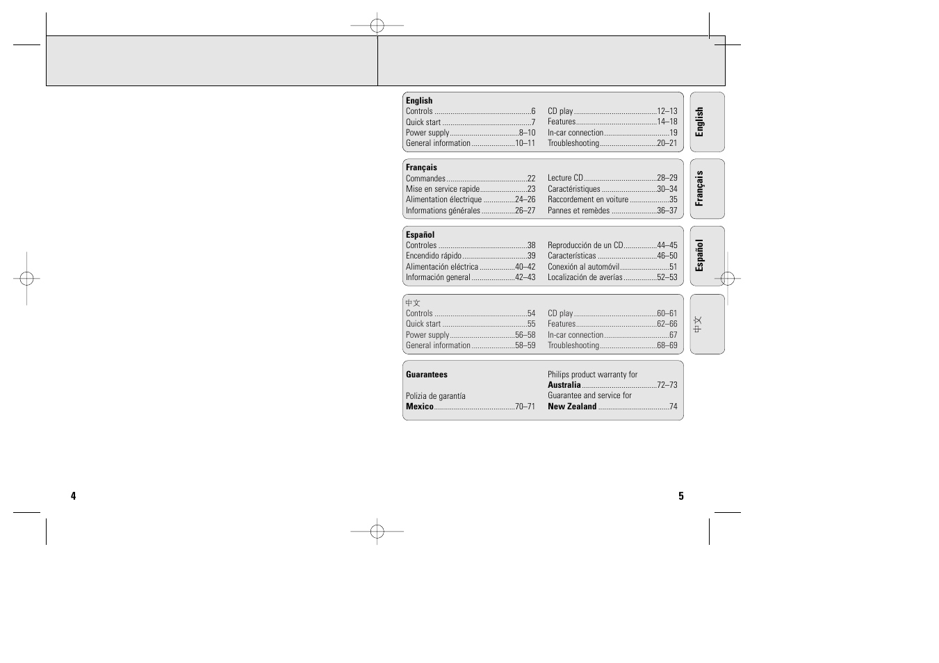 Philips AX5002 User Manual | Page 4 / 12