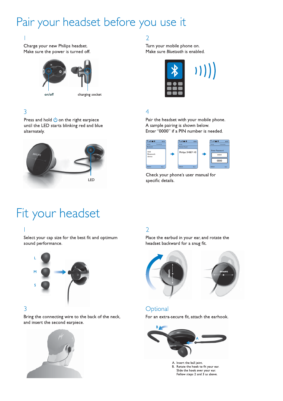 Philips SHB7110/37 User Manual | Page 2 / 4