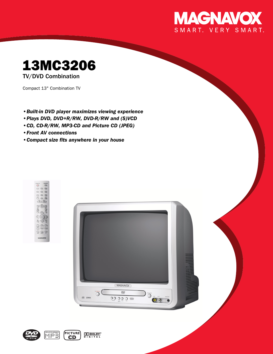 Philips Magnavox 13MC3206 User Manual | 2 pages