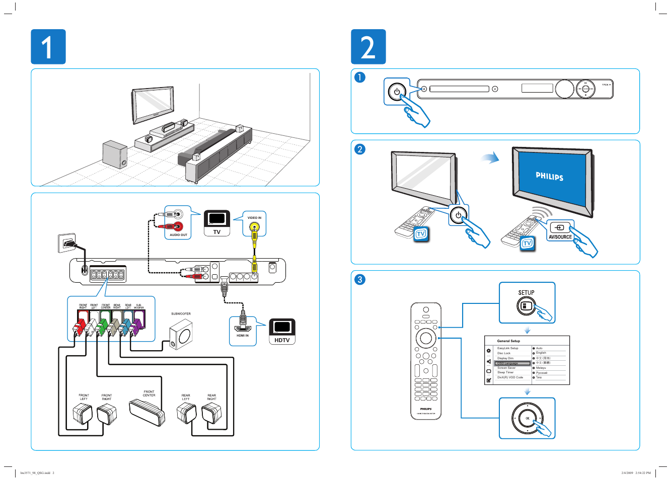 Philips HTS3571 User Manual | Page 2 / 2