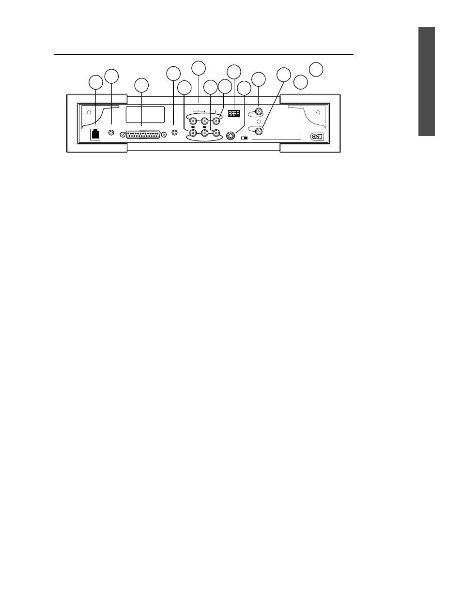 Getting started, Back panel | Philips Power Connected MessageSmartcard Internet Terminal MAT972KB QUG User Manual | Page 11 / 44