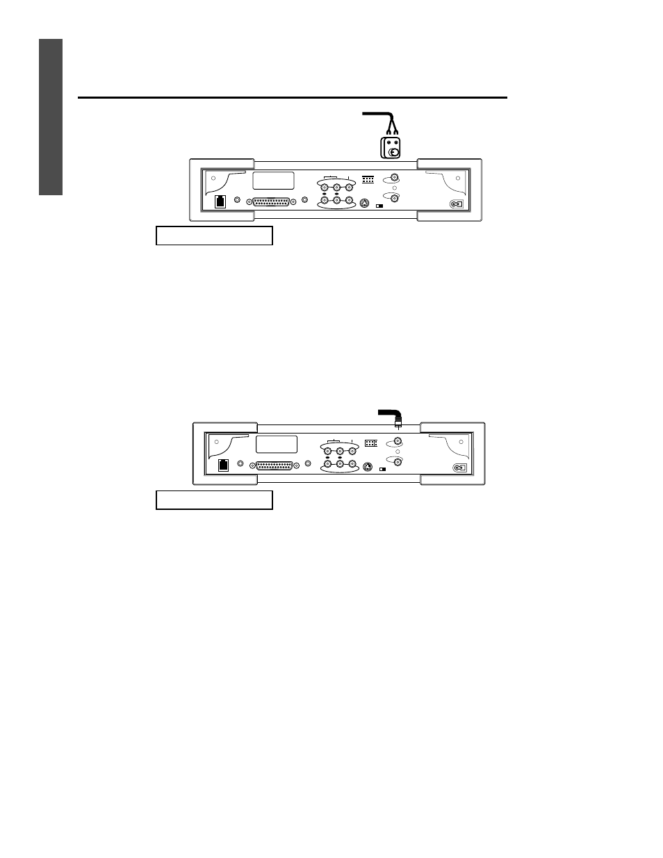 Connections, Option b, Go to step 4 - connecting the telephone cord | Philips Power Connected MessageSmartcard Internet Terminal MAT972KB QUG User Manual | Page 17 / 44