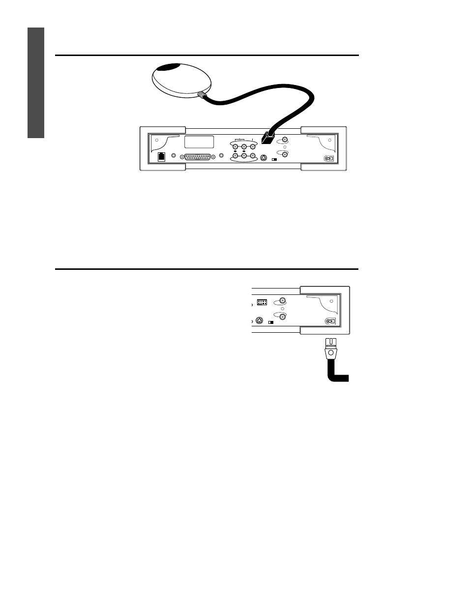 Connections, Go to step 6 - connecting the ac power cord | Philips Power Connected MessageSmartcard Internet Terminal MAT972KB QUG User Manual | Page 23 / 44