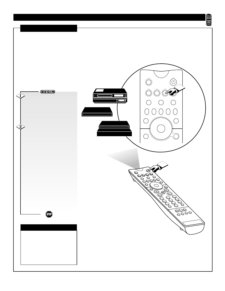 Emote, Ontrol and, Ccessory | Evices, Irect, Ethod | Philips 60PP 9401 User Manual | Page 31 / 48