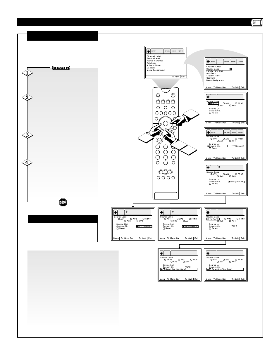 Eatures, Ource, Abel | Ontinued | Philips 60PP 9401 User Manual | Page 9 / 48