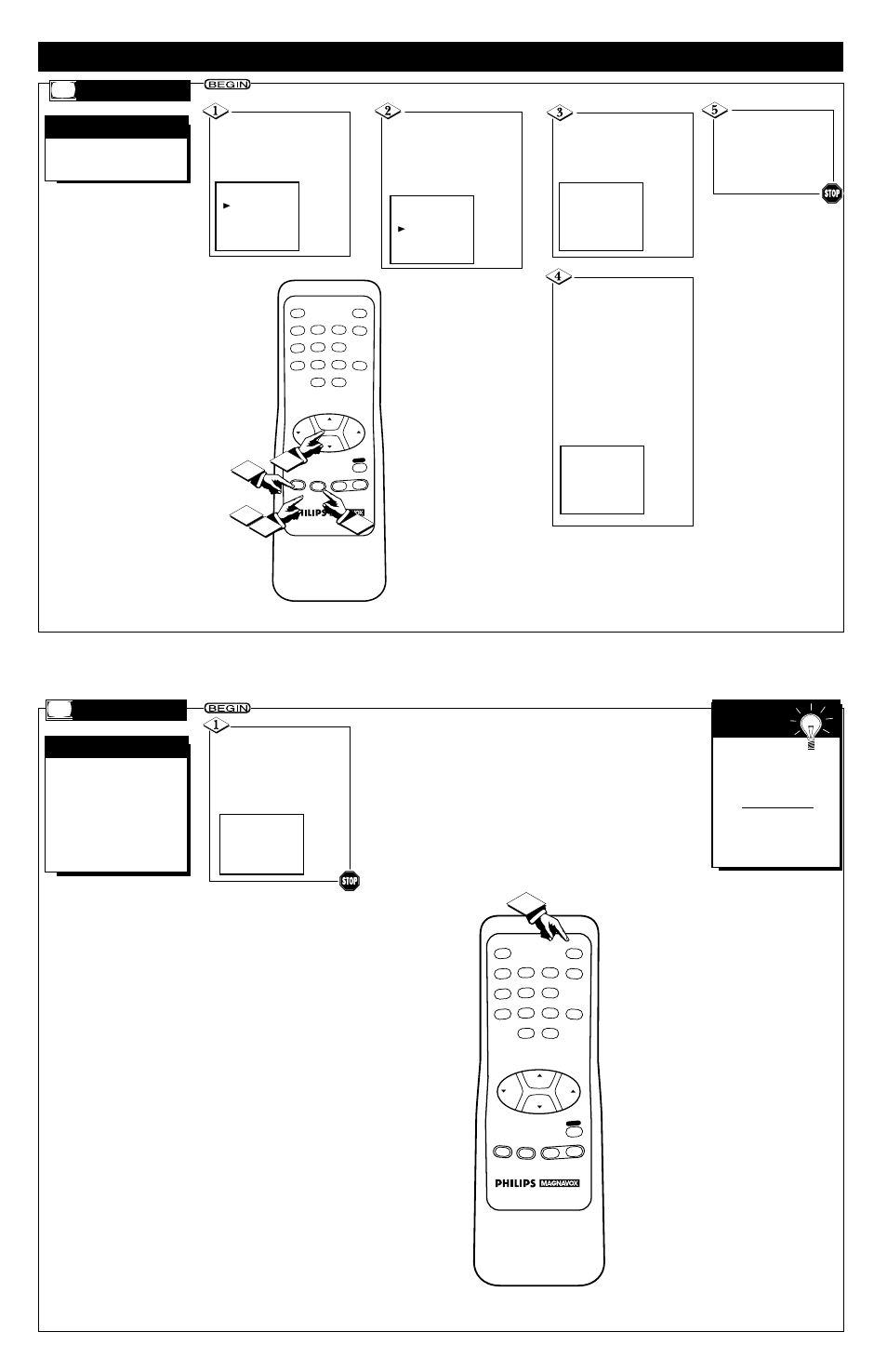 Creen, Ontrols, Leep | Hannel | Philips Magnavox PR0925B User Manual | Page 5 / 8