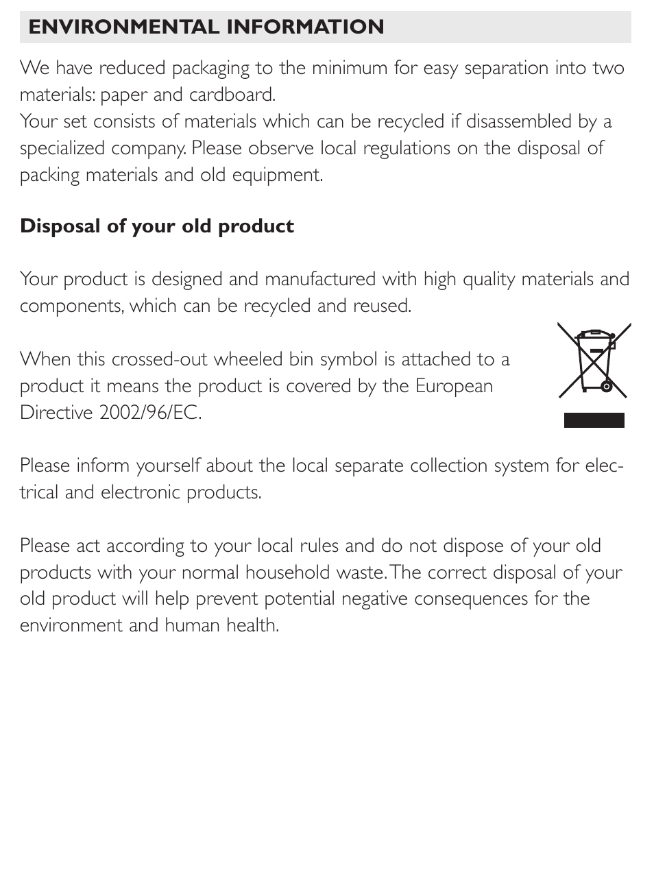 Philips AJ3122/61 User Manual | Page 10 / 11