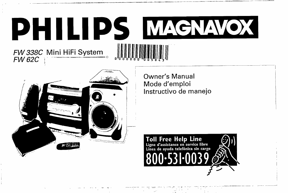 Philips FW338C User Manual | 30 pages