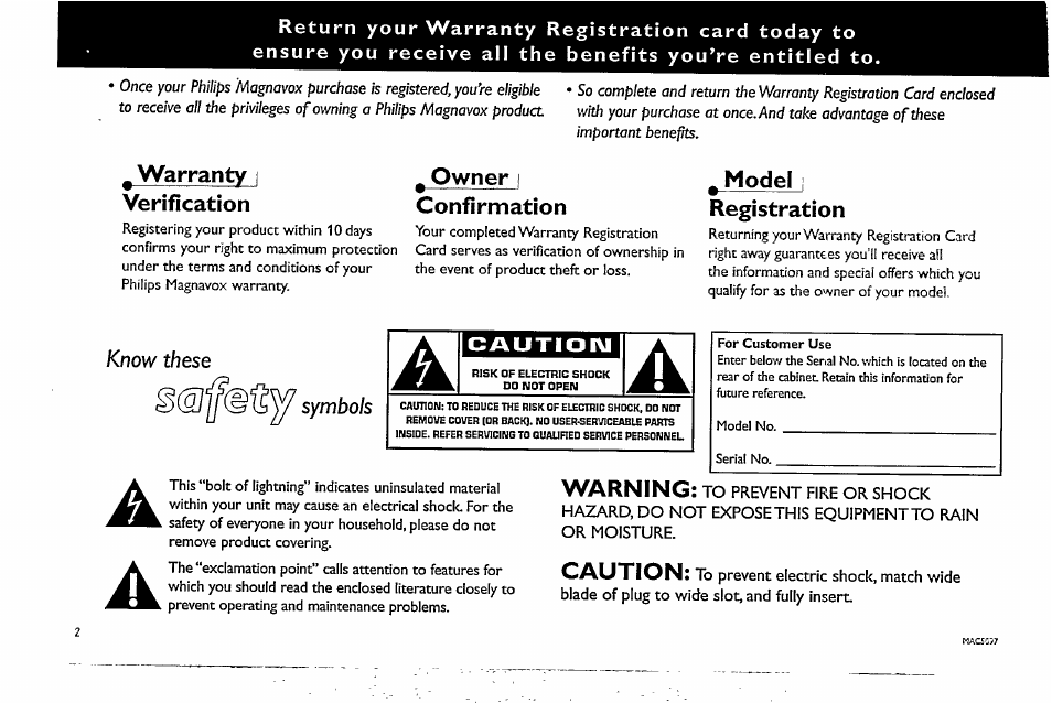 Philips FW338C User Manual | Page 2 / 30