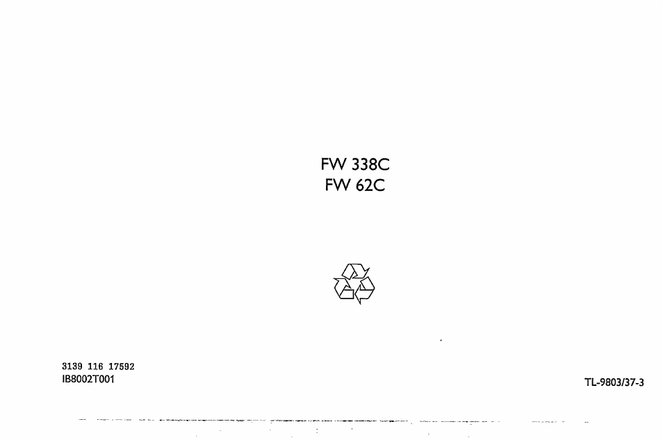 Philips FW338C User Manual | Page 30 / 30