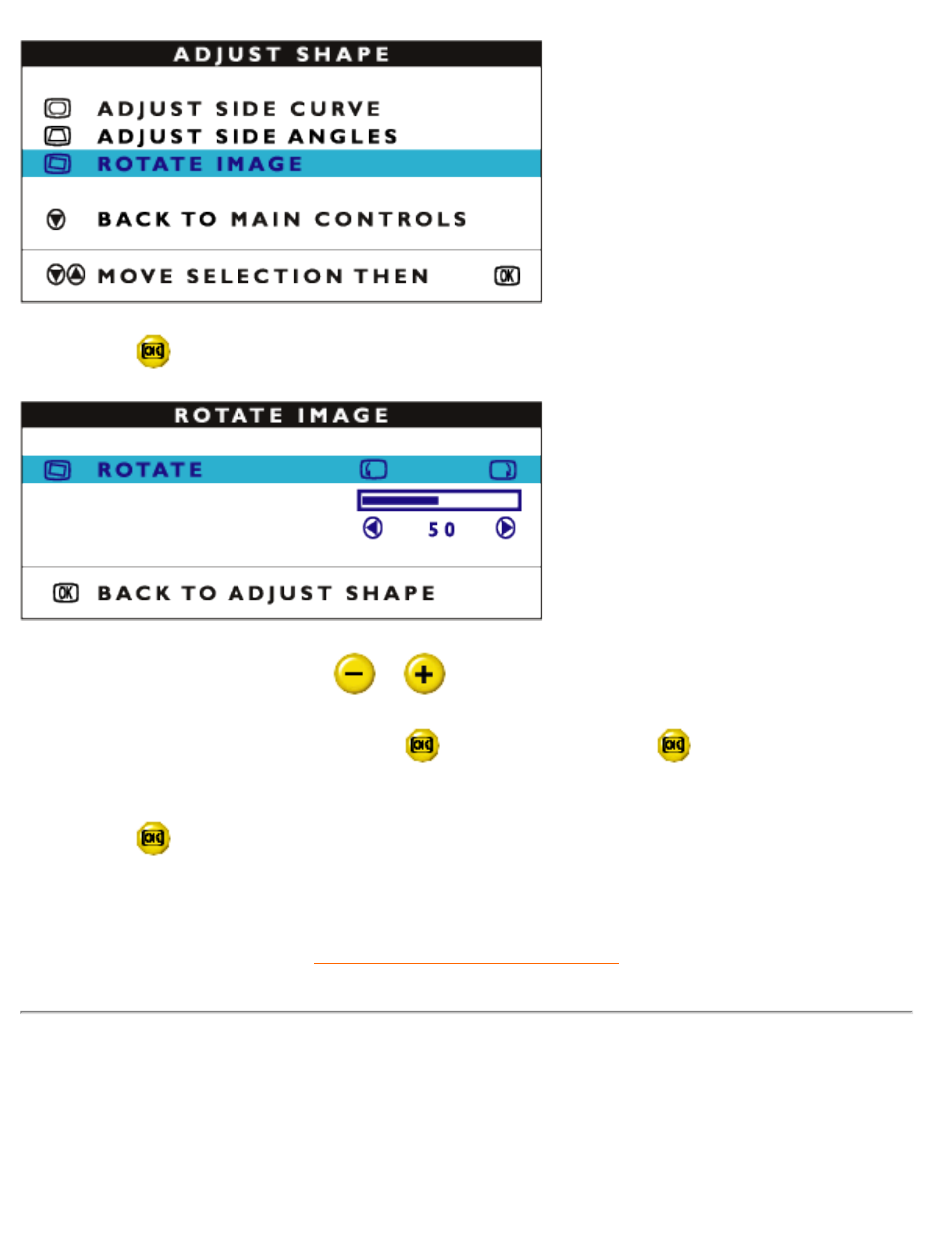 Adjust color | Philips 107Q User Manual | Page 77 / 112