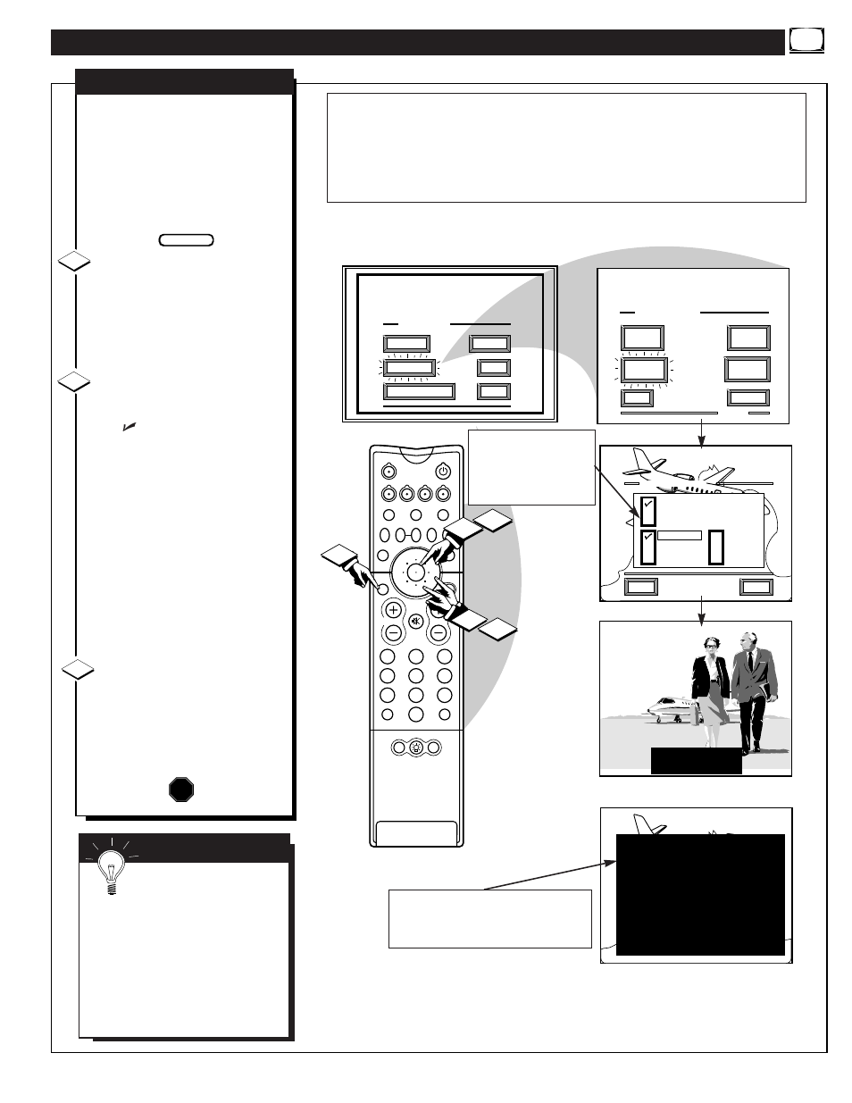 Eature, Ontrols, Continued | Stop, Closed caption | Philips 60P9271 User Manual | Page 11 / 60