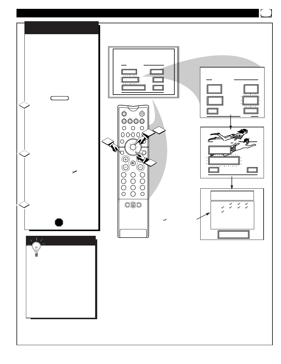 Eature, Ontrols, Continued | Philips 60P9271 User Manual | Page 13 / 60