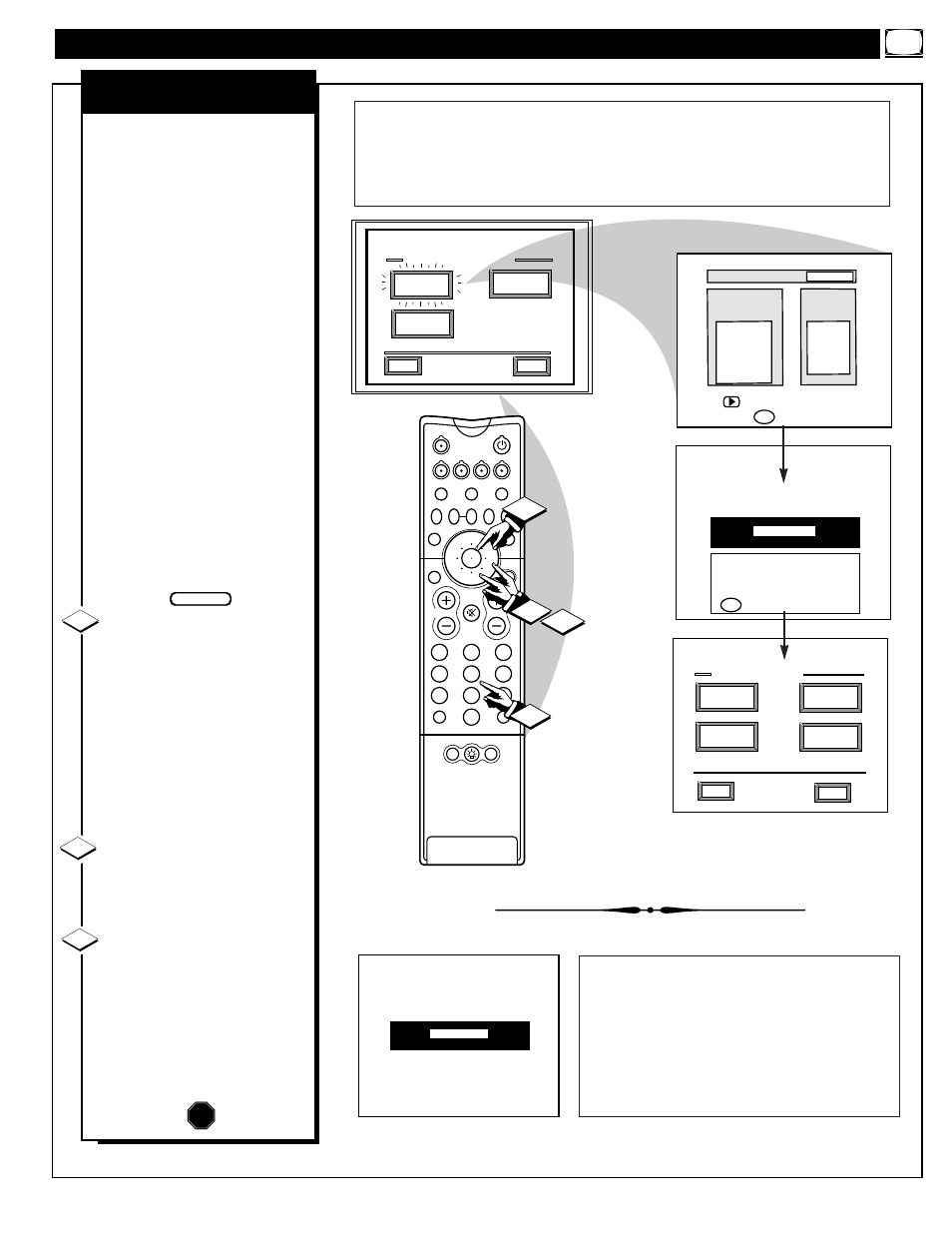 Eature, Ontrols, Continued | Parental control content advisory | Philips 60P9271 User Manual | Page 21 / 60