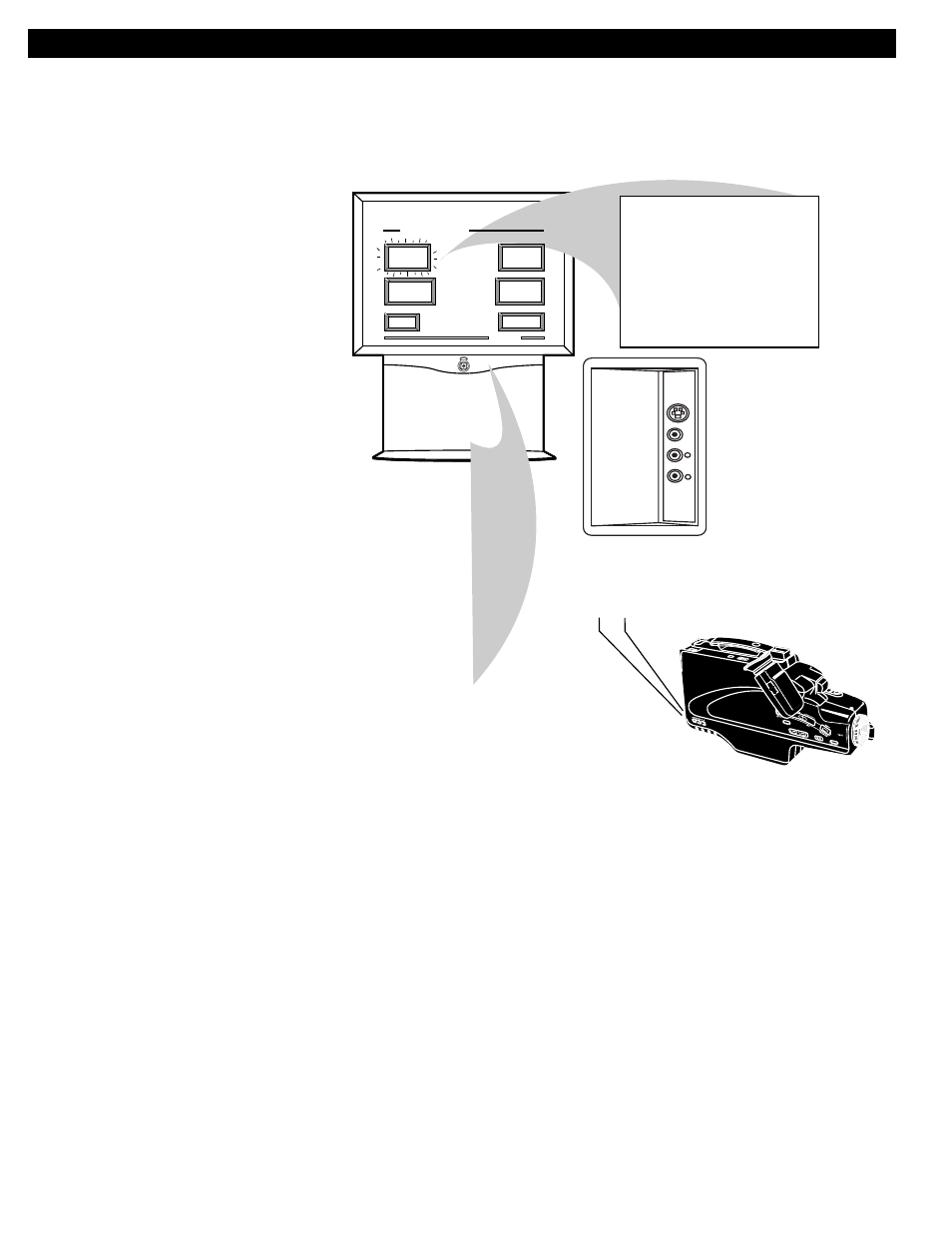 Sing the, Udio, Ideo | Nput, Acks, Continued | Philips 60P9271 User Manual | Page 34 / 60