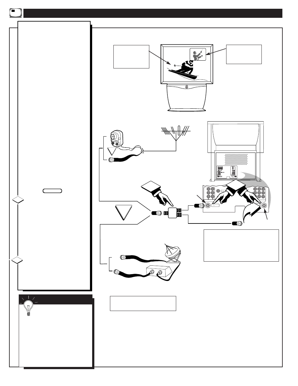 Pip) f, Ow to, Se the | Icture, Eature | Philips 60P9271 User Manual | Page 48 / 60