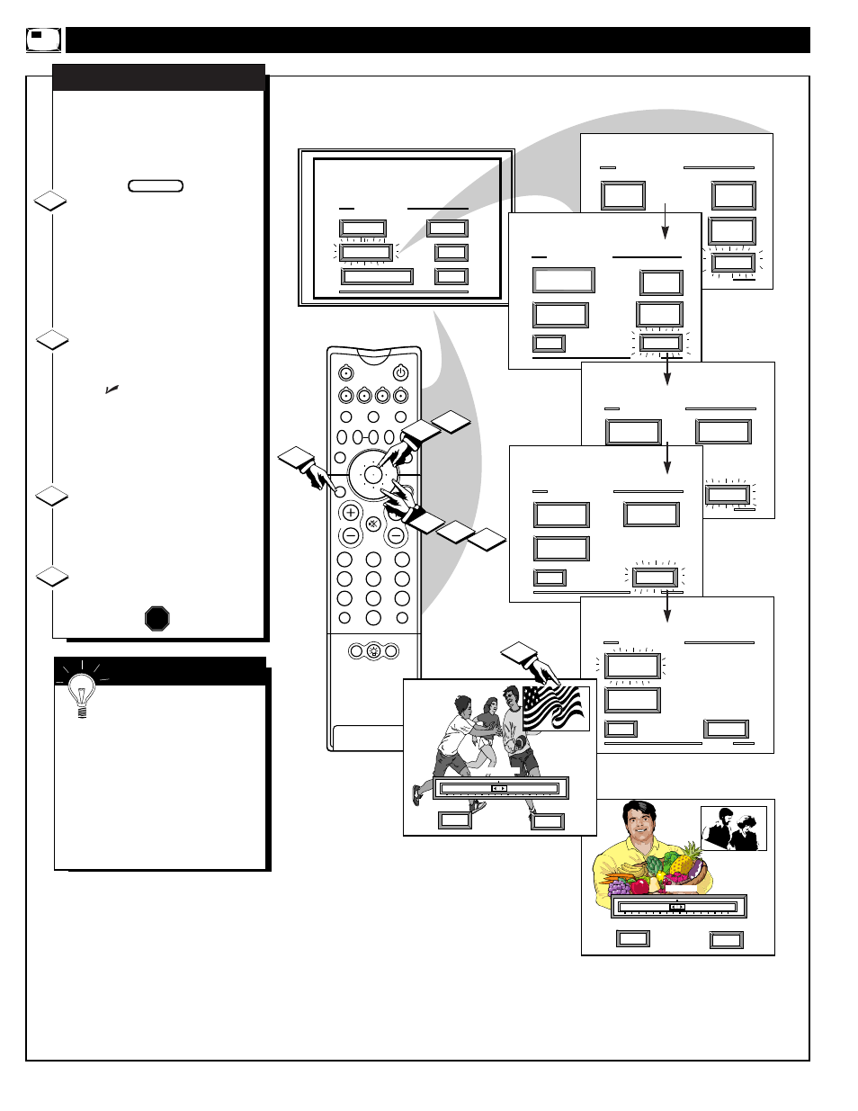 Djusting, Icture, Olor and | Philips 60P9271 User Manual | Page 52 / 60