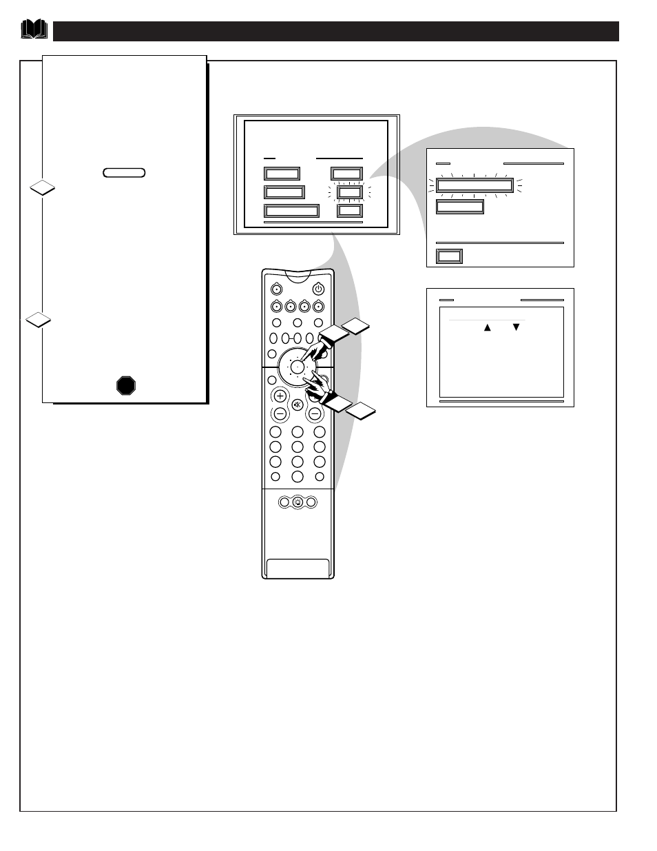 Tv h, Stop | Philips 60P9271 User Manual | Page 54 / 60