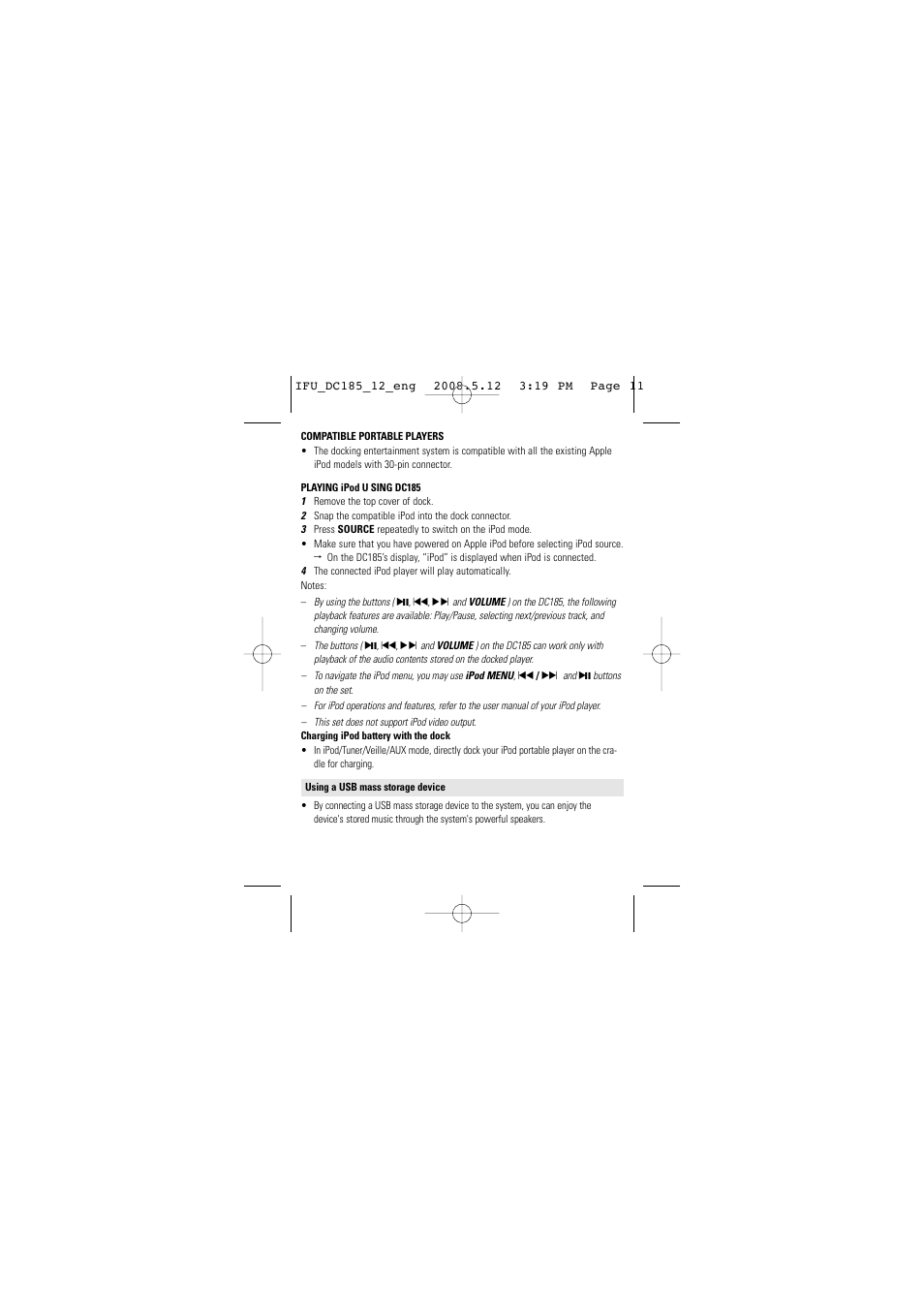 Philips DC185 User Manual | Page 11 / 19