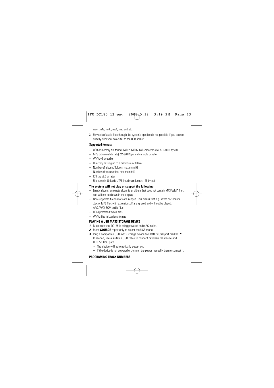 Philips DC185 User Manual | Page 13 / 19