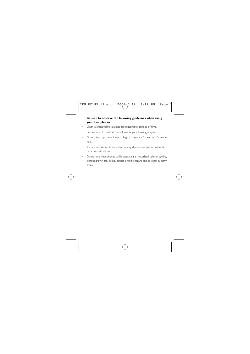 Philips DC185 User Manual | Page 5 / 19