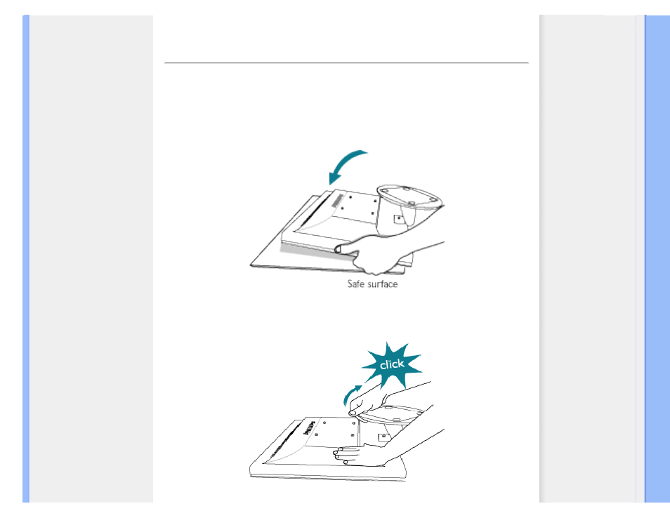 The base | Philips 170A7 User Manual | Page 50 / 92