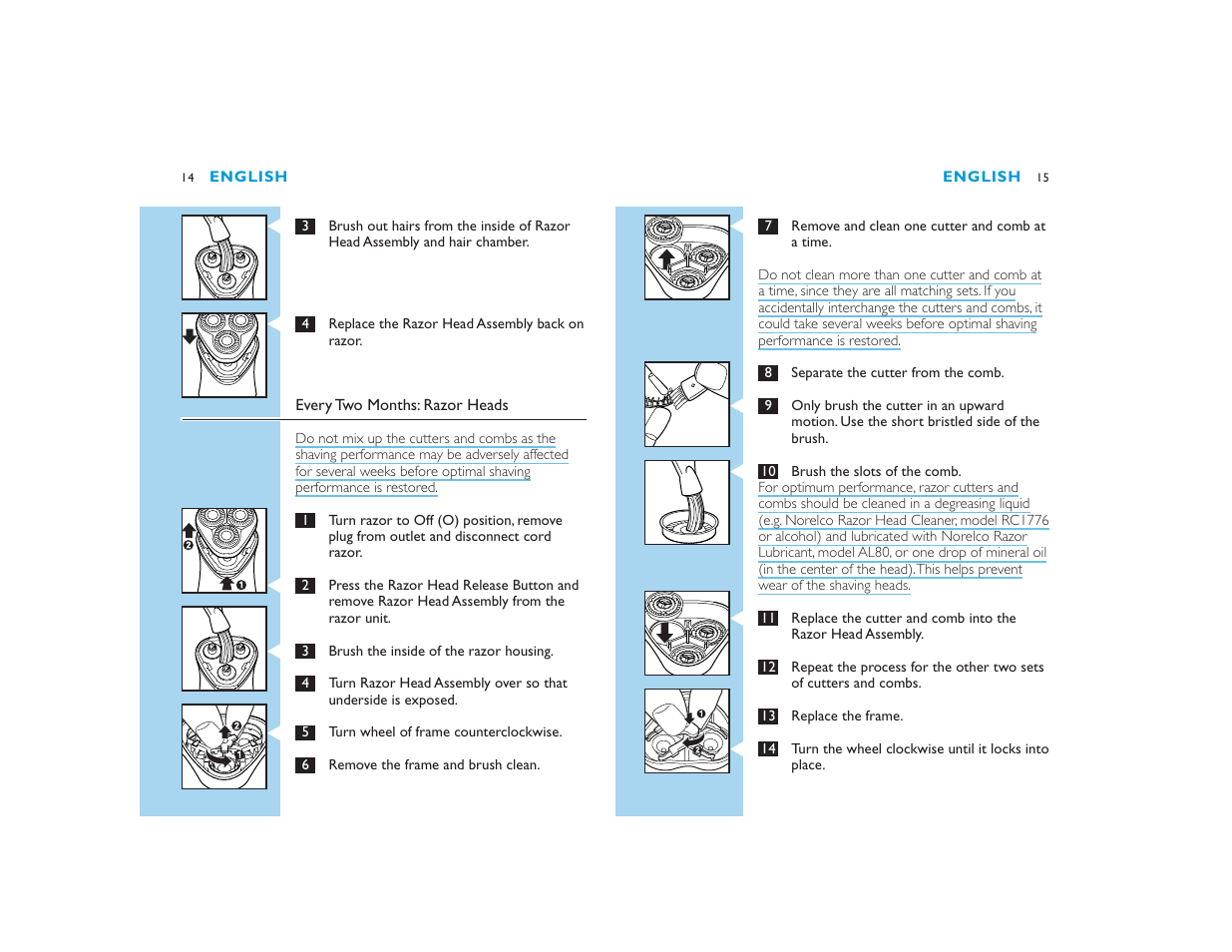 Philips 6843XL User Manual | Page 8 / 19