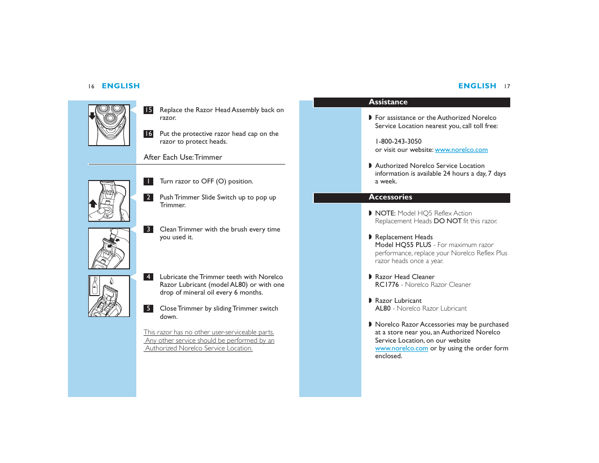 Philips 6843XL User Manual | Page 9 / 19