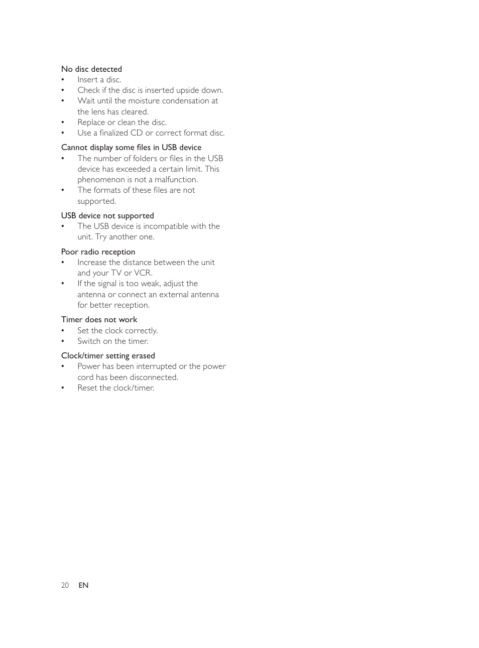 Philips DCM580 User Manual | Page 19 / 20