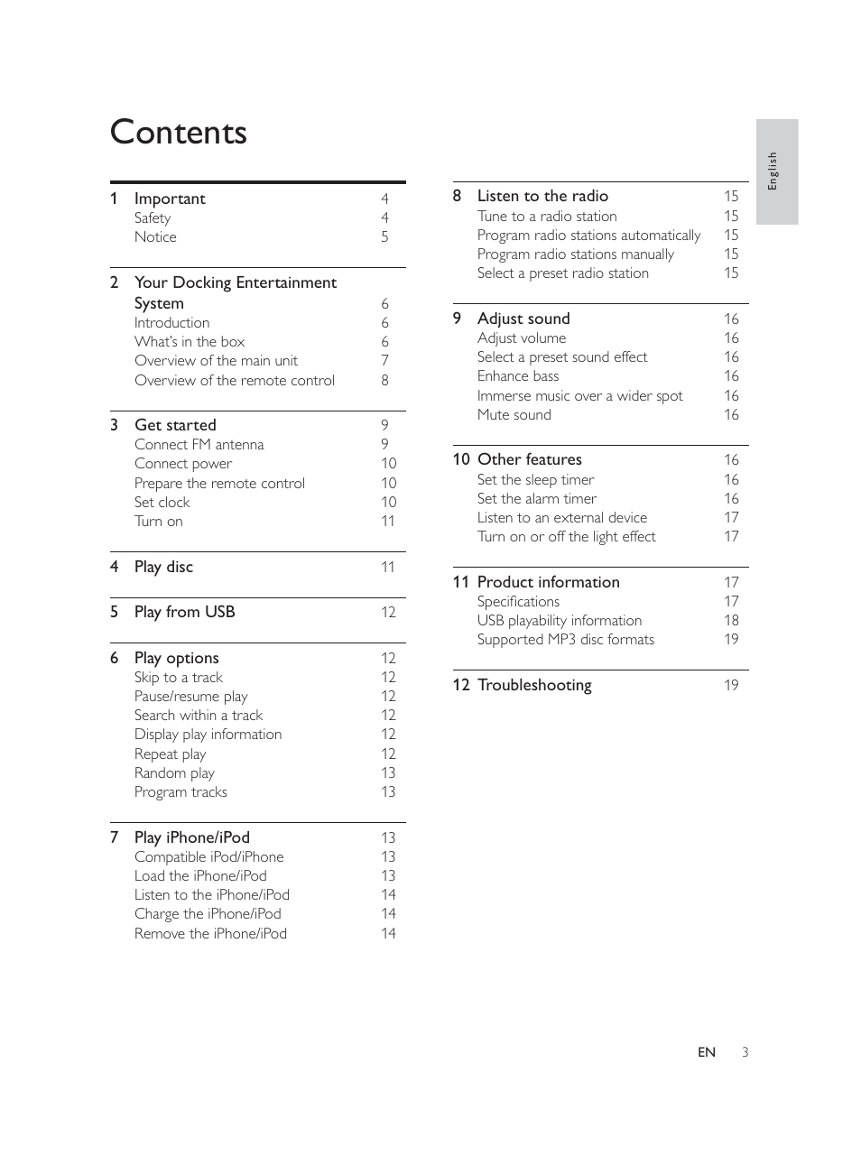 Philips DCM580 User Manual | Page 2 / 20