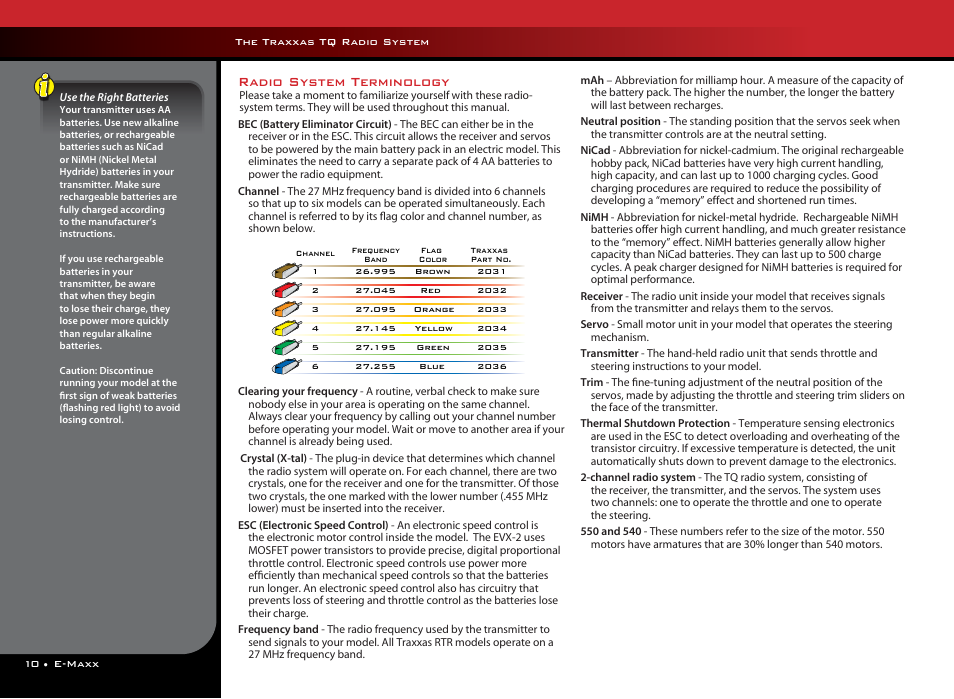 Radio system terminology | Philips E-Maxx 3905 User Manual | Page 10 / 28