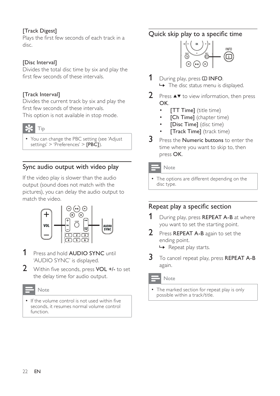 Philips HTS3373 User Manual | Page 22 / 44