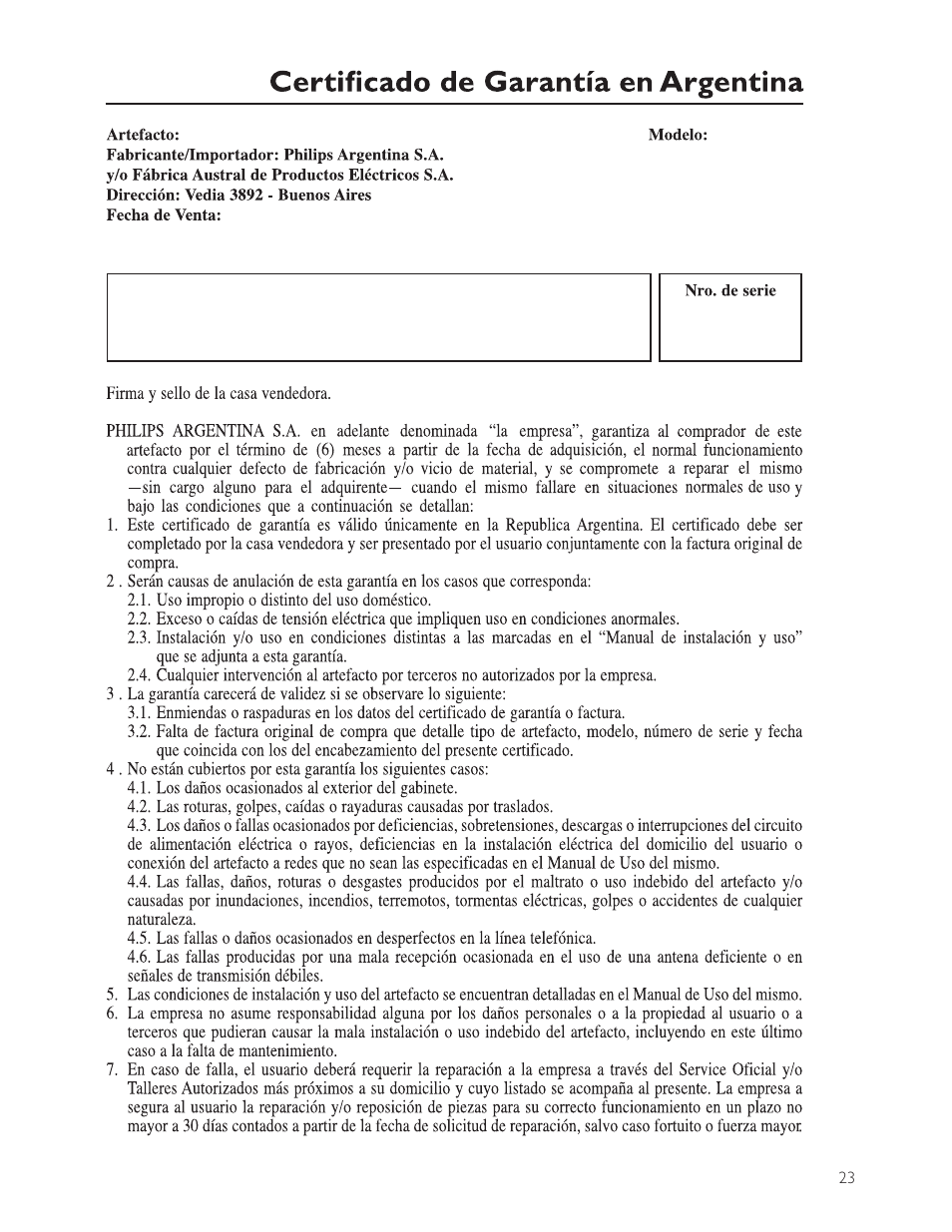 Philips CEM200 User Manual | Page 22 / 25