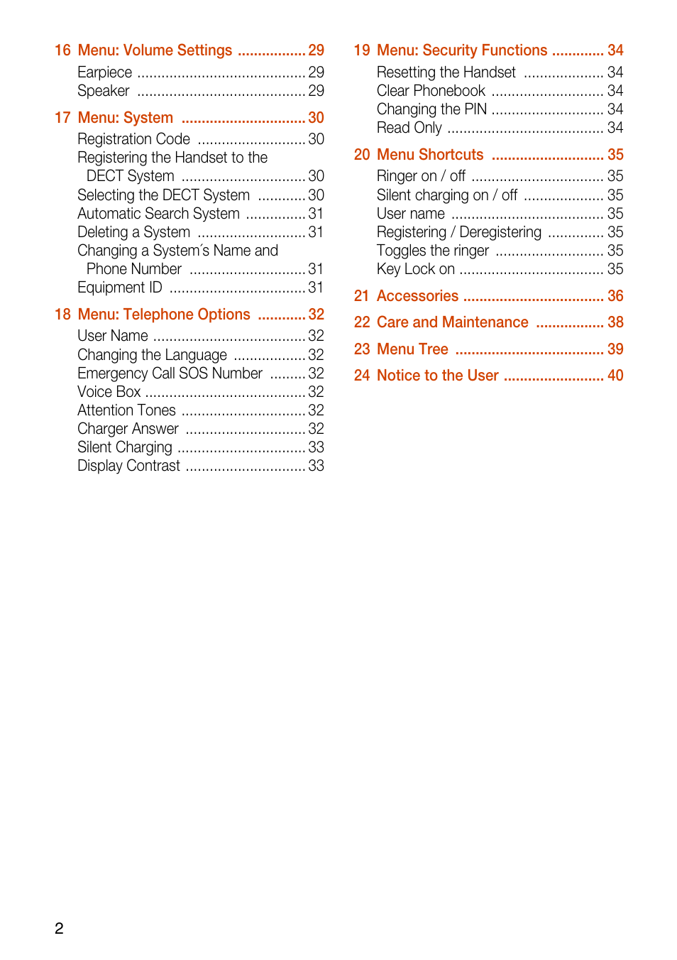 Philips SOPHO iSMobile C244 User Manual | Page 4 / 43