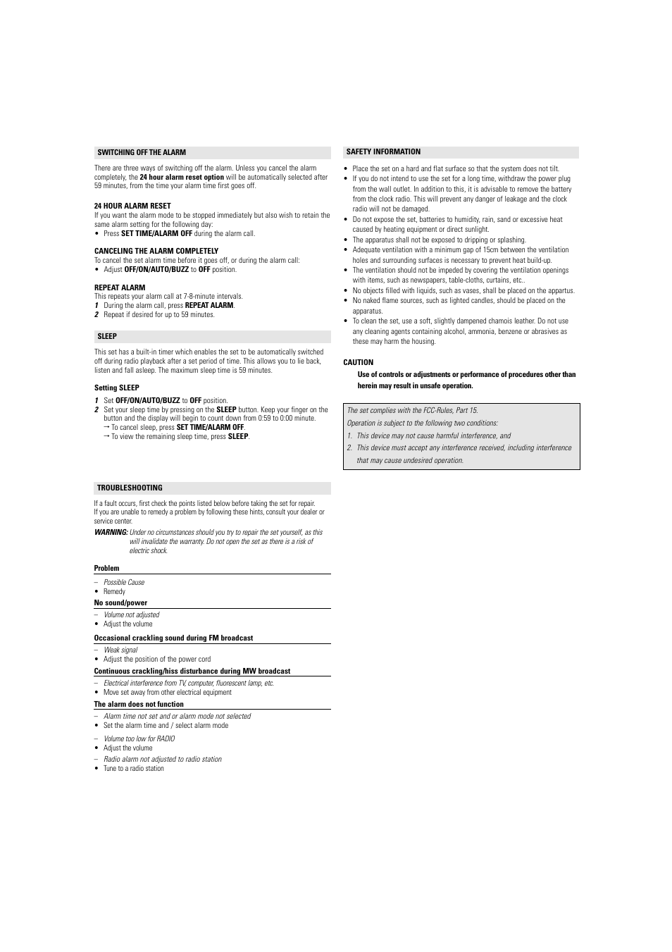 Philips AJ3540s User Manual | Page 4 / 5