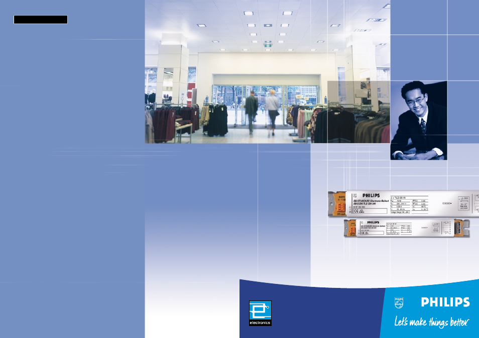 Philips Ballasts For Fluorescent Lamps User Manual | 2 pages