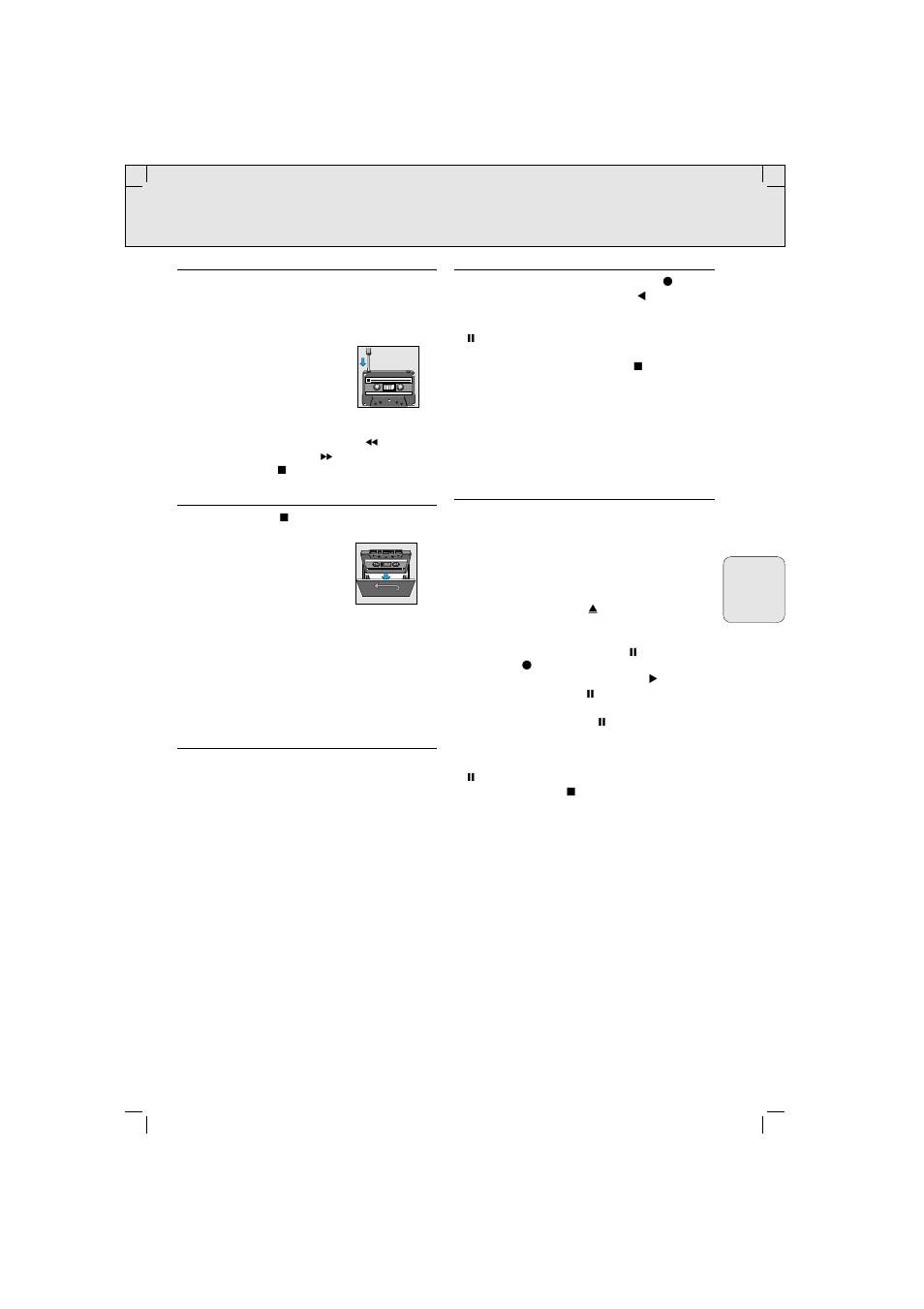 Cassette | Philips AW 7250/04S User Manual | Page 27 / 60