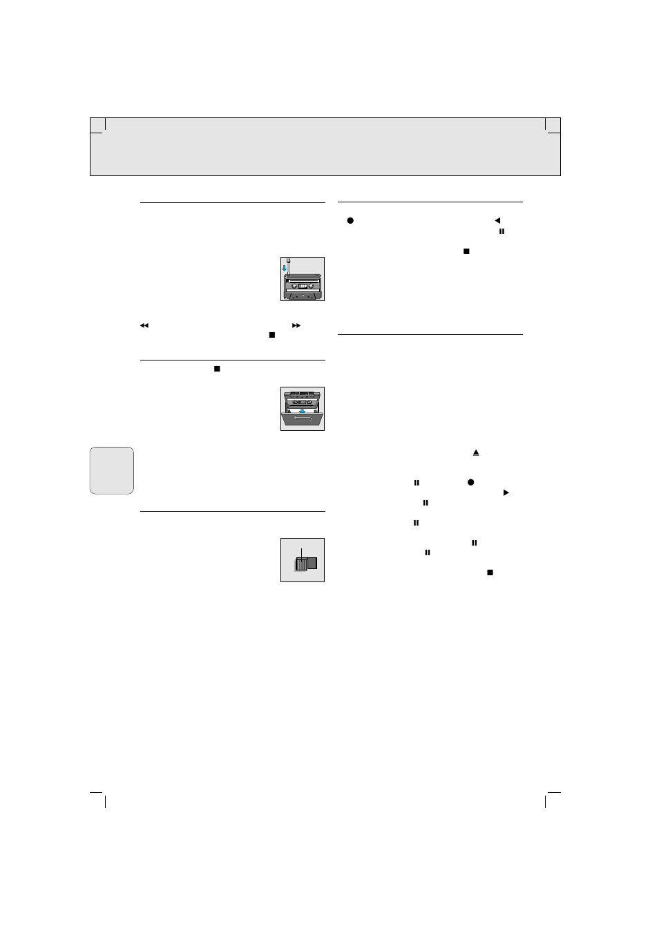 Cassette | Philips AW 7250/04S User Manual | Page 32 / 60