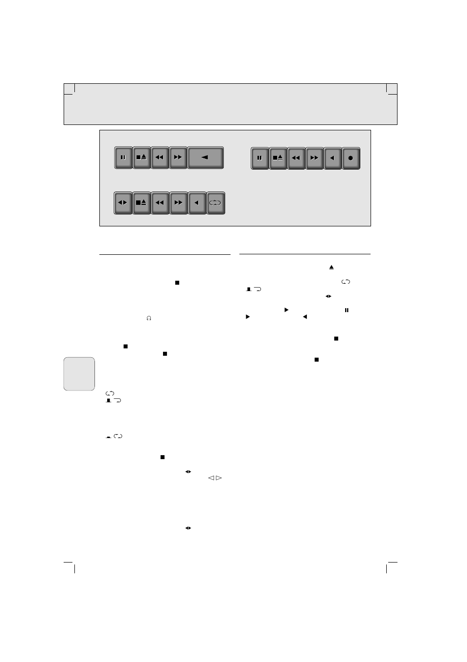 Deck de cassetes | Philips AW 7250/04S User Manual | Page 36 / 60