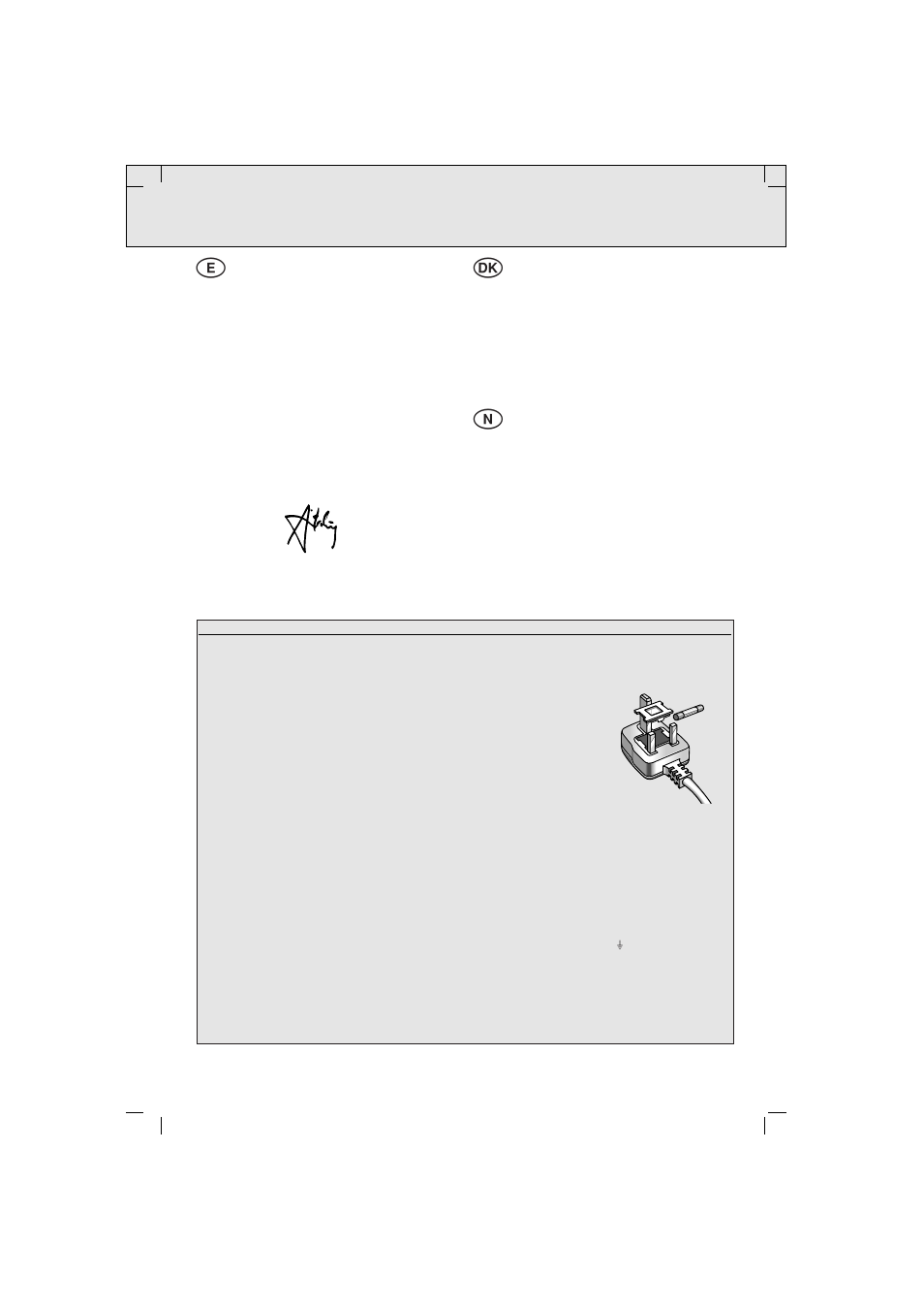 E españa, Danmark, N norge | Philips AW 7250/04S User Manual | Page 4 / 60