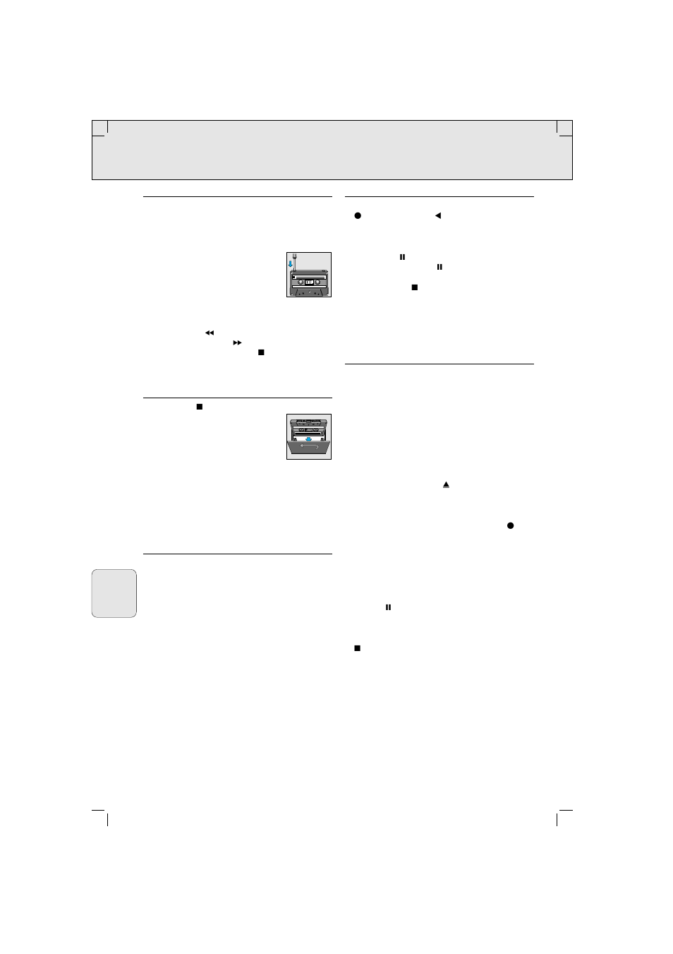 Kassette-deck | Philips AW 7250/04S User Manual | Page 42 / 60