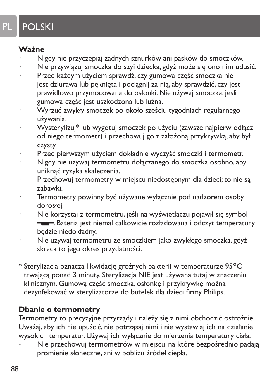 Polski pl | Philips SCH530/10 User Manual | Page 88 / 108