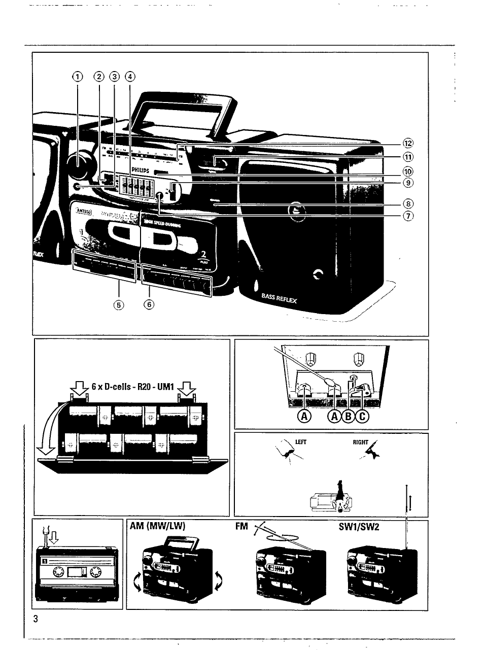 11—w | Philips AW 7850 User Manual | Page 3 / 14
