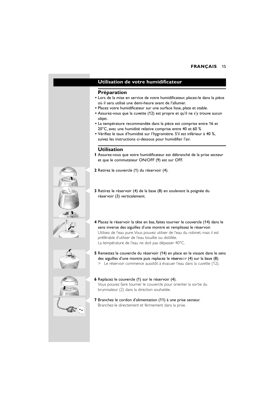 Philips SC580 User Manual | Page 15 / 100